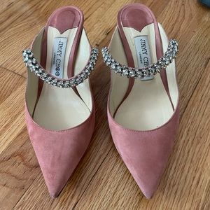Bing Jimmy Choo pink kitten heels size 37
